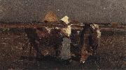 Nicolae Grigorescu Peasant Watching her Cows at Barbizon oil painting picture wholesale